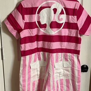 Unique Vintage Barbie Mia Romper Pink Jumpsuit 1X Retail $125